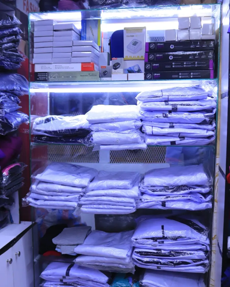 White Nurse Uniform – With or Without Buttons