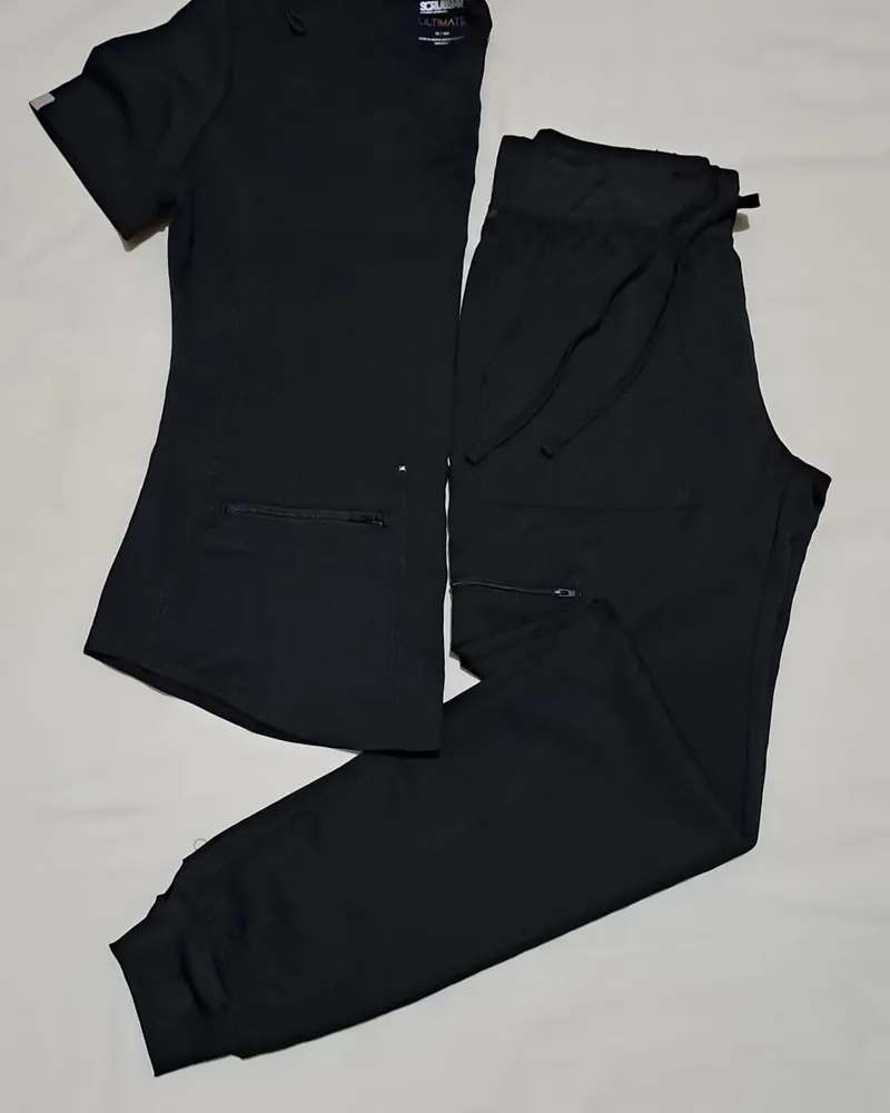 Scrubstar Ultimate Jogger Scrubs – Black